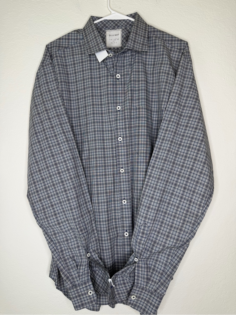 Billy Reid Plaid Button Down Shirt